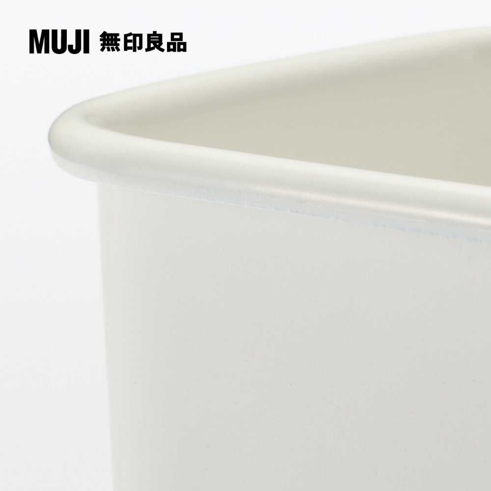 MUJI 無印良品 琺瑯保存容器/深型.中約寬11.5*深19*高7 cm