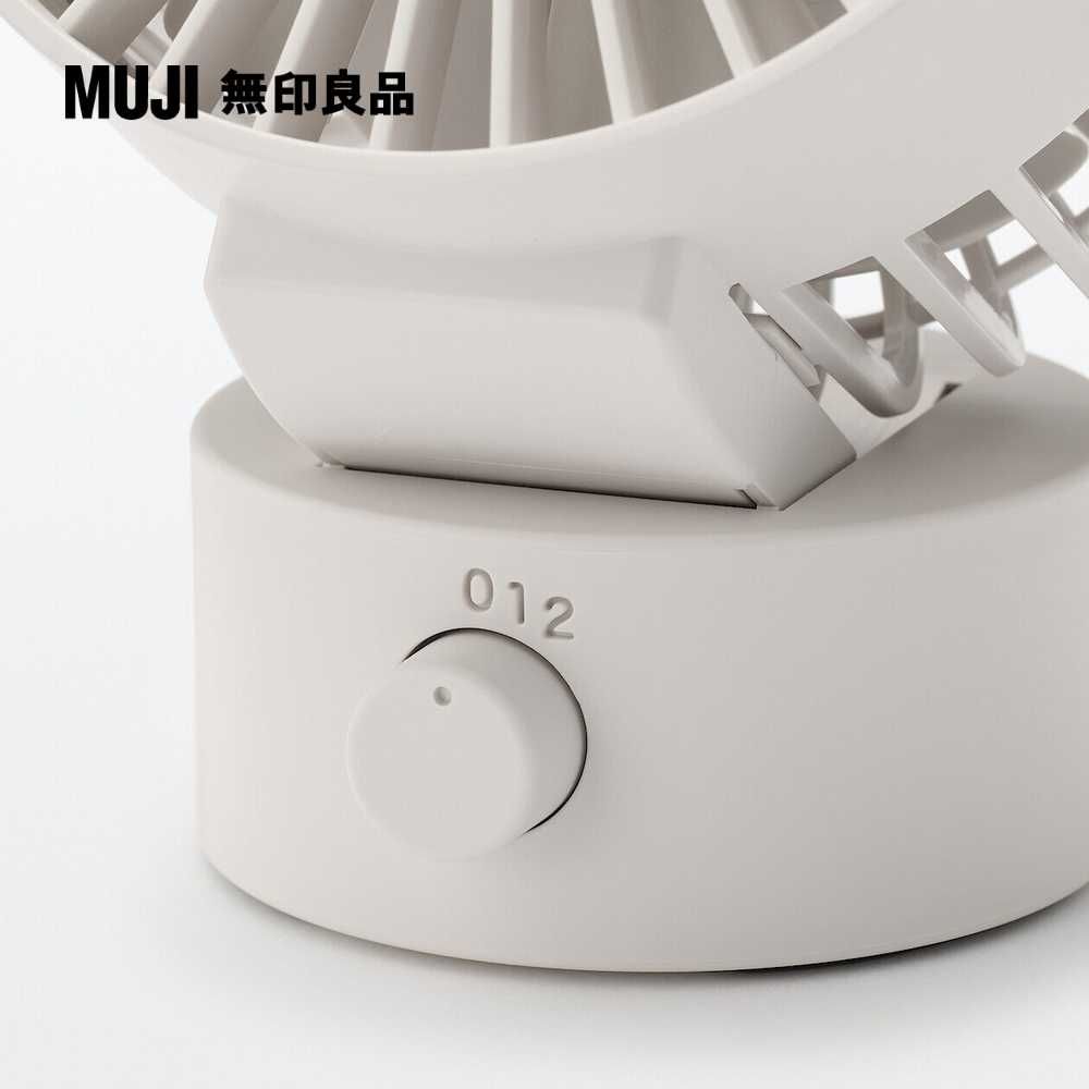 MUJI 無印良品 USB桌上型風扇白
