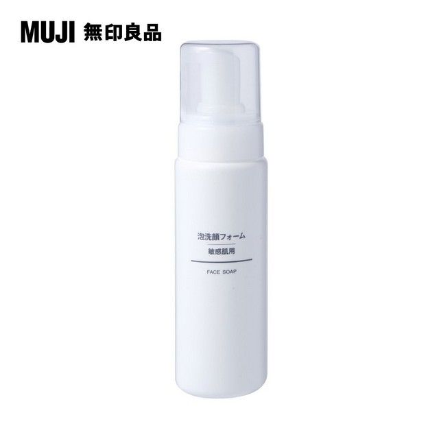 MUJI 無印良品 敏感肌泡沫洗面乳200ml(M)