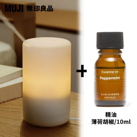 超音波芬香噴霧器(K)+精油.薄荷胡椒/10ml