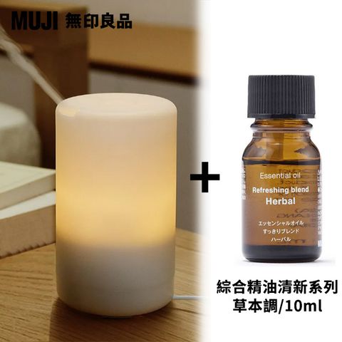 超音波芬香噴霧器(K)+綜合精油清新系列.草本調/10ml