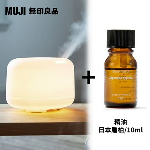 大容量超音波芬香噴霧器(P)+精油.日本扁柏/10ml
