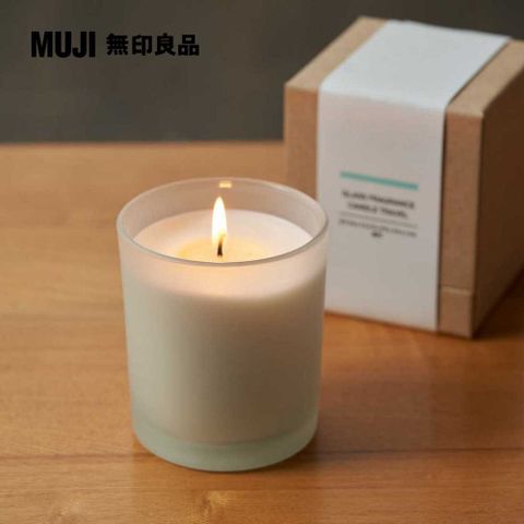 MUJI 無印良品 附杯芬香蠟燭.旅行香味/200g