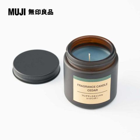 MUJI 無印良品 芬香蠟燭.雪松香味/85g