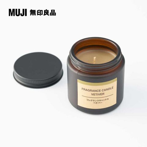 MUJI 無印良品 芬香蠟燭.岩蘭草香味/85g