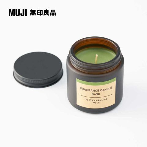 MUJI 無印良品 芬香蠟燭.羅勒香味/85g