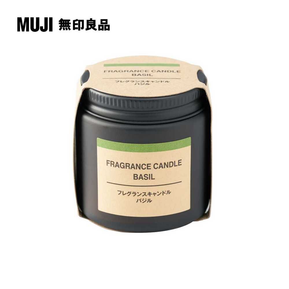 MUJI 無印良品 芬香蠟燭.羅勒香味/85g