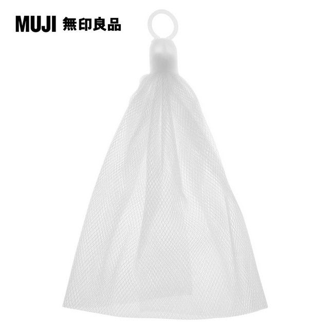 MUJI 無印良品 洗臉用網狀起泡網/全長約21cm