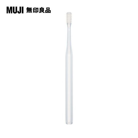 【MUJI 無印良品】聚丙烯牙刷/極細毛/白.全長約172mm