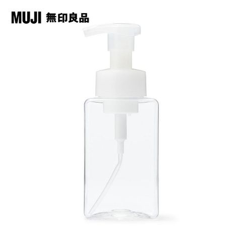 MUJI 無印良品 PET慕斯瓶透明.400ml