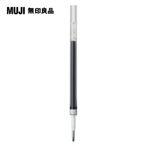 MUJI 無印良品 自由換芯膠墨筆芯/黑0.38mm*20入