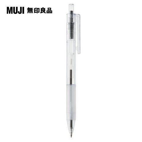 MUJI 無印良品 透明管原子筆/0.7mm/黑(I)