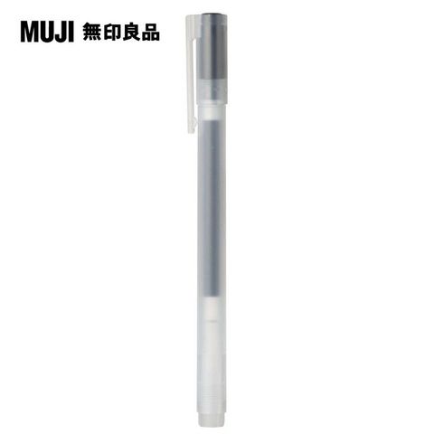 MUJI 無印良品 自由換芯附蓋膠墨筆/黑0.7mm