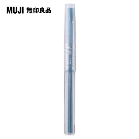 【MUJI 無印良品】PP按壓螢光筆芯/藍