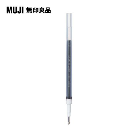 【MUJI 無印良品】自由換芯膠墨筆芯/紫0.38mm