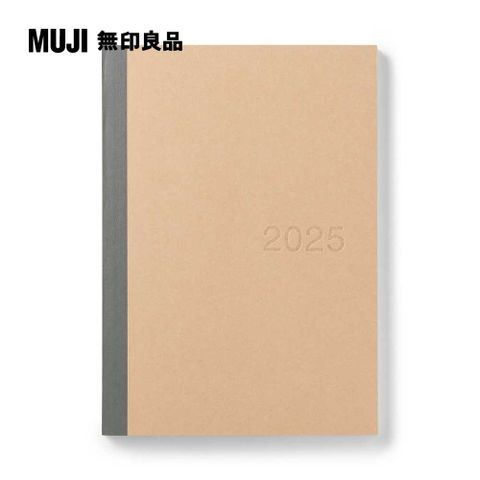 MUJI 無印良品 月週筆記本/202412開始/米.A5