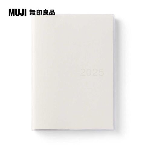 MUJI 無印良品 立式月週筆記本/202412開始/白.B6