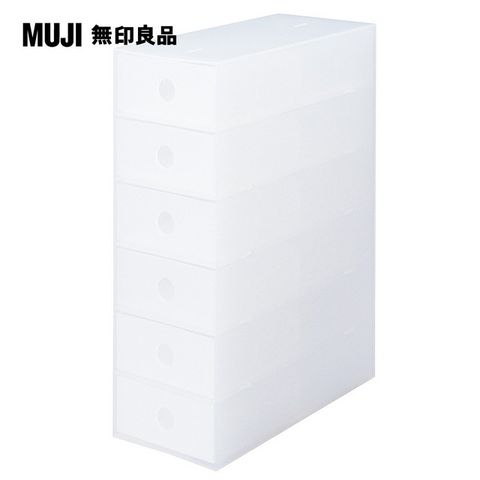 MUJI 無印良品 聚丙烯小物收納盒/6層.約長11寬24.5高32cm