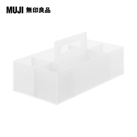 PP手提收納盒/寬【MUJI 無印良品】