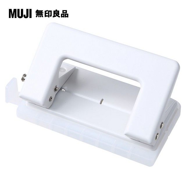 MUJI 無印良品 鋼製2孔打洞機/附測量尺