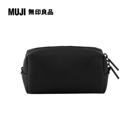 MUJI 無印良品 自由組合收納包/長方形.小.厚型/黑/8.5*17*8.5cm