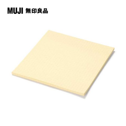 MUJI 無印良品 便利貼(5mm方眼)/150150.黃.50張