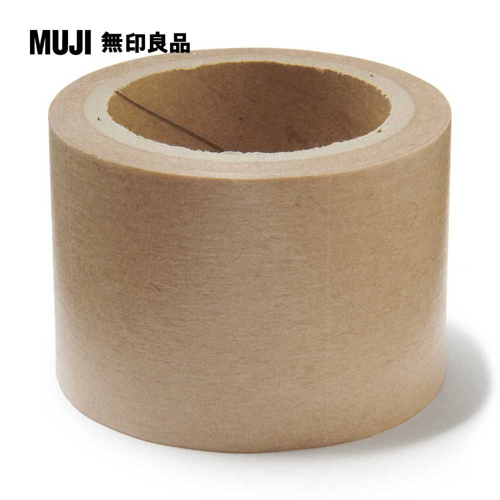 MUJI 無印良品 附裁線紙膠帶/原色.寬30mm