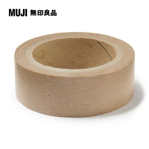 MUJI 無印良品 附裁線紙膠帶/原色.寬15