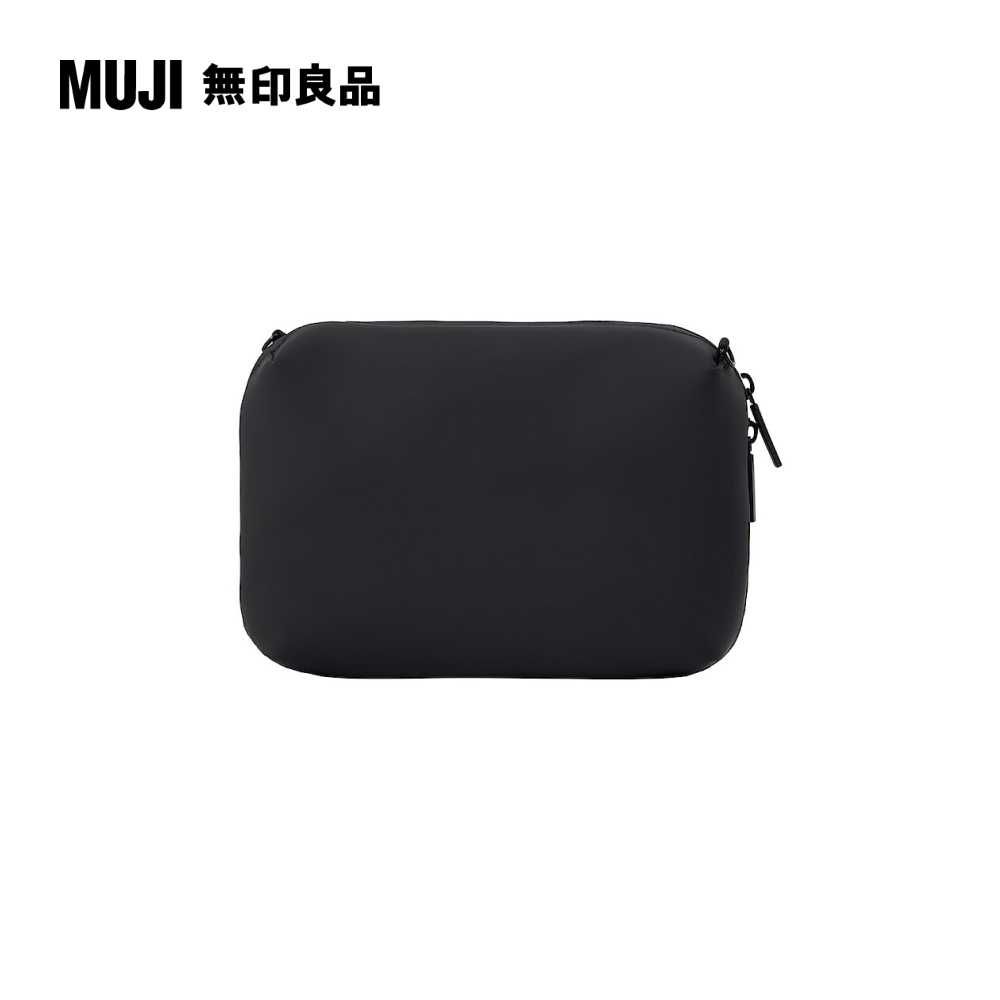 MUJI 無印良品 自由組合小物收納包.大/黑25187.8cm