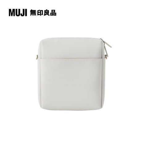 MUJI 無印良品 自由組合收納包/正方形/灰1715.53.9cm