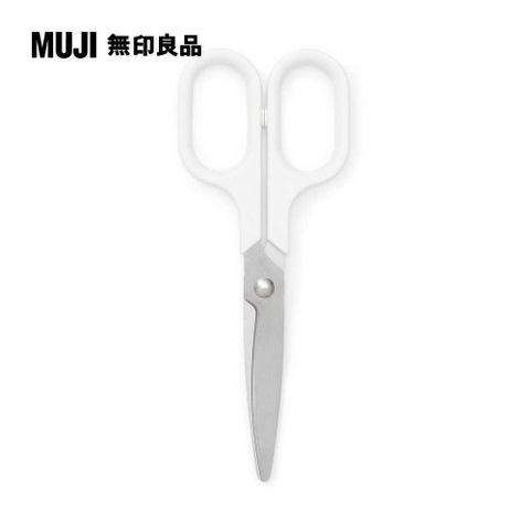 MUJI 無印良品 不易沾黏膠帶殘膠剪刀/全長約15.5cm