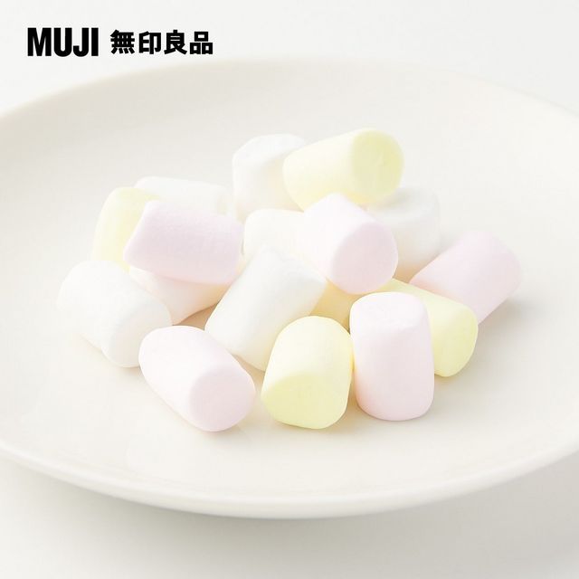 MUJI 無印良品 【小袋點心】3色棉花糖/50g(T)