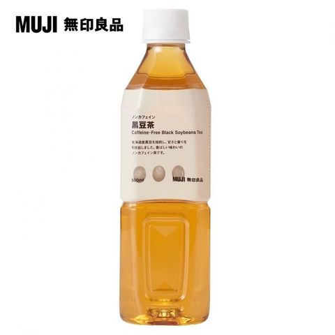 MUJI 無印良品 PET無咖啡因黑豆茶500ml