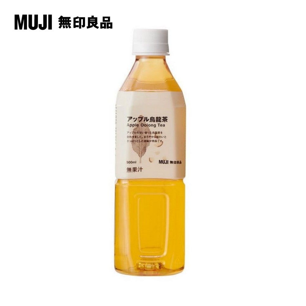 MUJI 無印良品アップル烏龍茶Apple Oolong Teaアップルの甘い香りとまろやかなわいとさっぱりとした味500ml無果汁