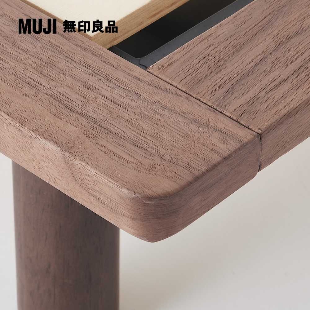 MUJI 無印良品 胡桃木組合床台/平板式床板/Q(大型家具配送)