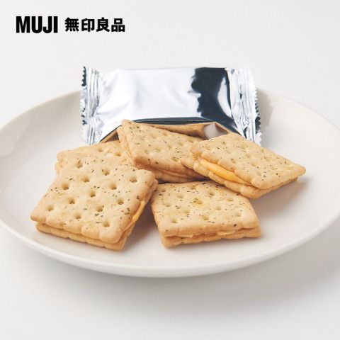 MUJI 無印良品 奶油風味夾心餅乾/起司(2入x6袋)