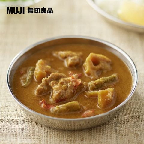 異國咖哩速食包(雞肉蔬菜辣味)/1人份180g【MUJI 無印良品】