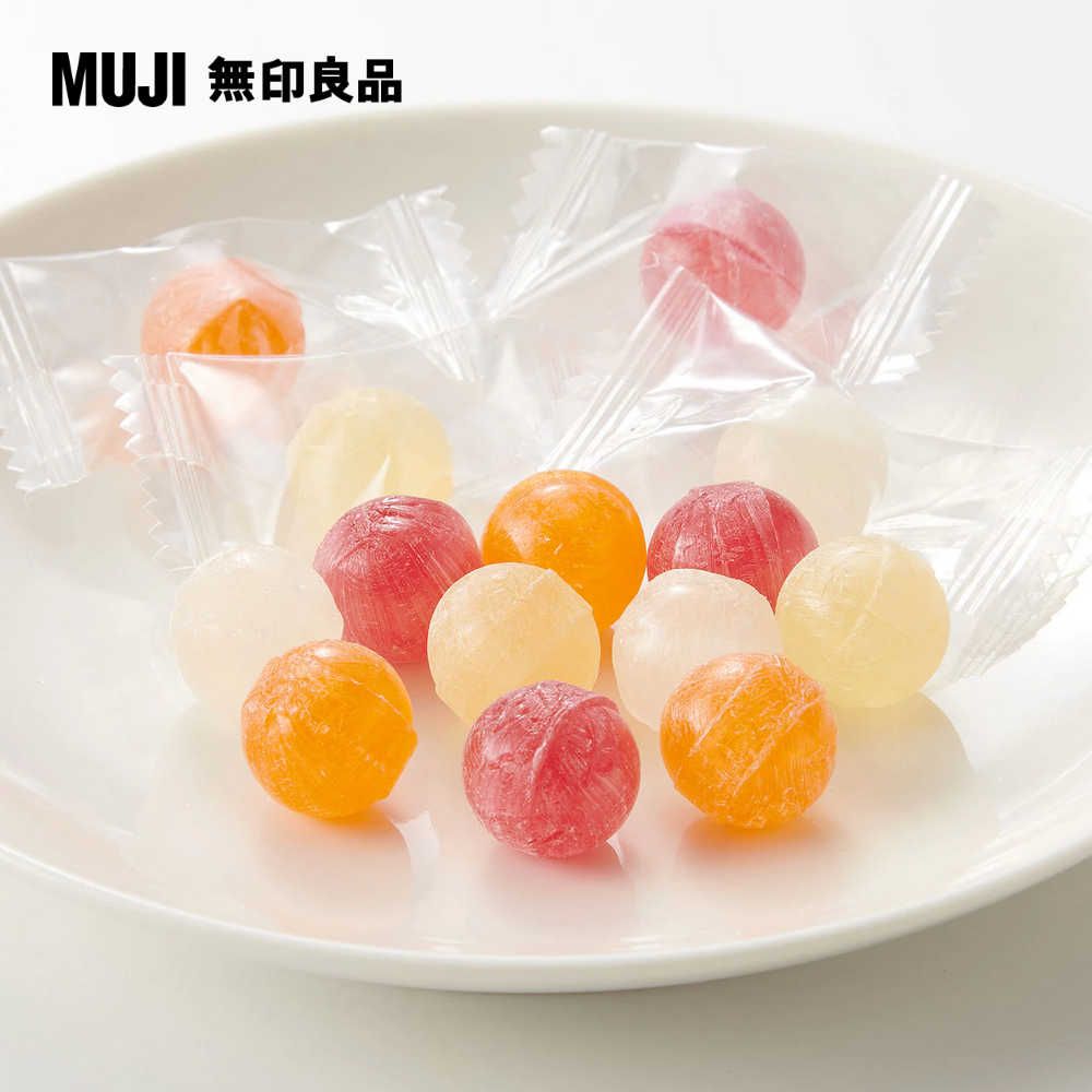 MUJI 無印良品 【小袋點心】綜合水果糖/50g