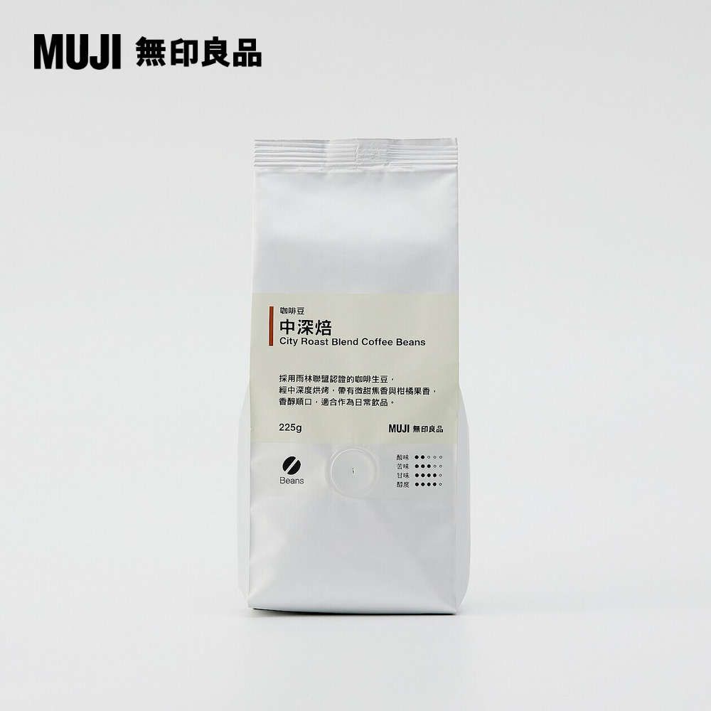 MUJI 無印良品 咖啡豆(中深焙)225g