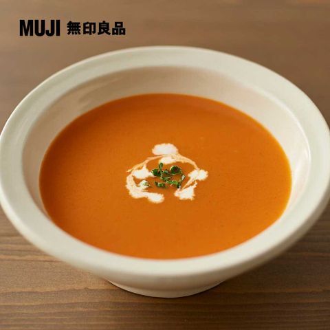 可微波速食湯品 鮮蝦濃湯140g(1人份)【MUJI 無印良品】