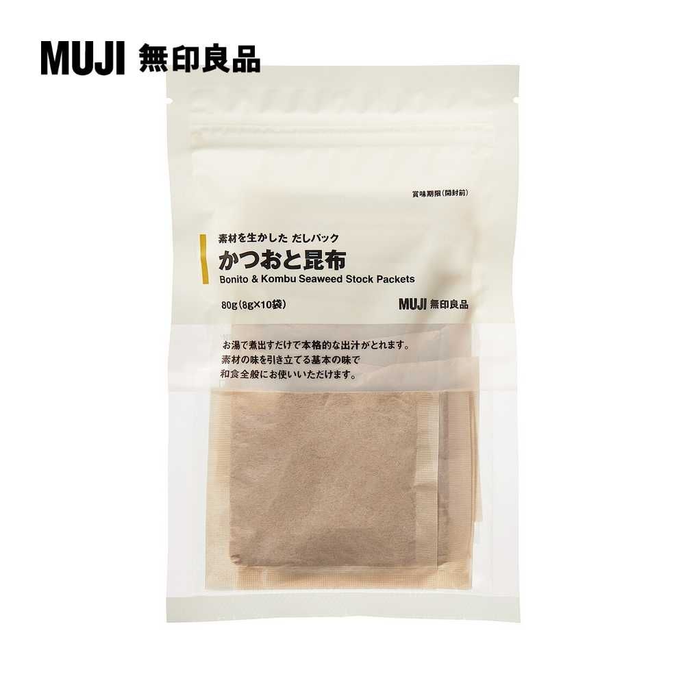 MUJI 無印良品 日產高湯包 鰹魚昆布80g(8g10入)