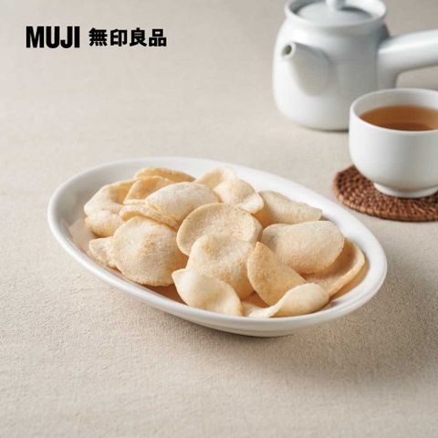 MUJI 無印良品 海味點心 蒜味蝦餅40g