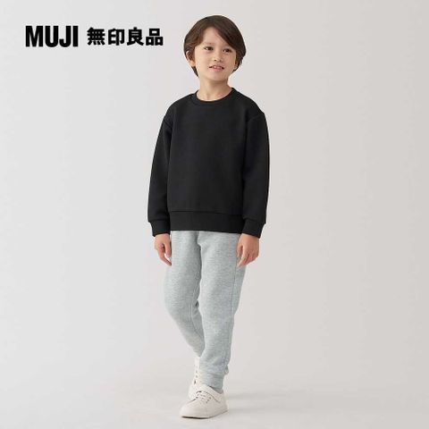 MUJI 無印良品 兒童二重織裏毛休閒褲