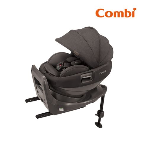【Combi】Nexturn 21MC懷抱式床型汽座 0-4歲ISOFIX汽車安全座椅 標緻黑