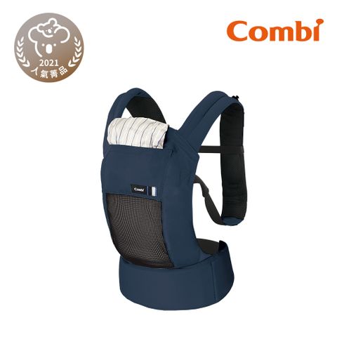 【Combi】JoinMesh透氣減壓腰帶式背巾_海軍藍