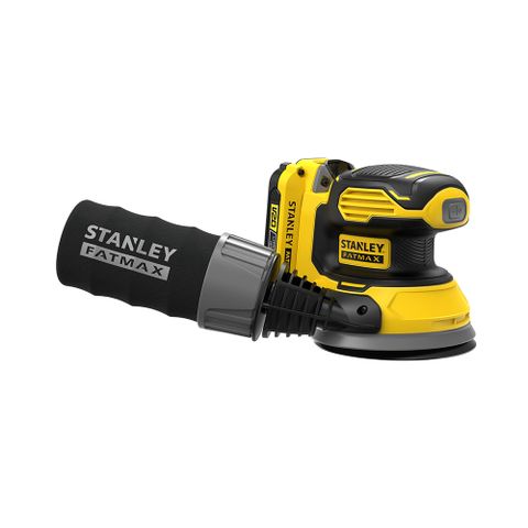 美國 STANLEY 史丹利 20V Max 偏心輪砂磨機(雙電4.0Ah) ST-SCS220M2S