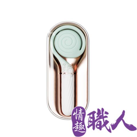 OTOUCH 【情趣職人】棒棒糖吸吮電磁衝擊雙頭按摩棒 綠 吸吮器 情趣職人 情趣用品