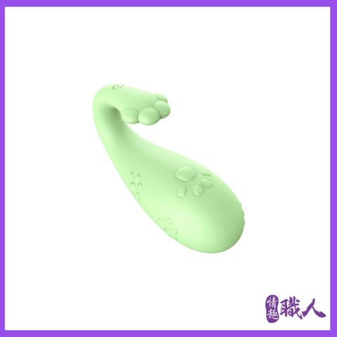【情趣職人】LIBO-怪獸3代 喵喵 跳跳小寵物 APP手機智能 8段變頻防水萌跳蛋 青春版-綠色