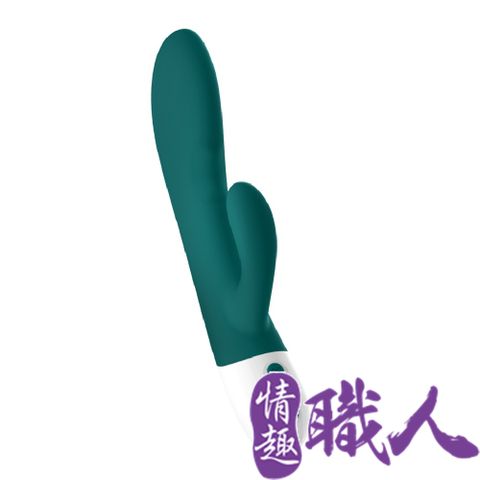 情趣職人 彎折棒加溫震動按摩棒/綠色  情趣用品..自慰棒