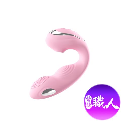 GALAKU|芙蕾雅|吸吮摳動穿戴APP多功能按摩棒 粉